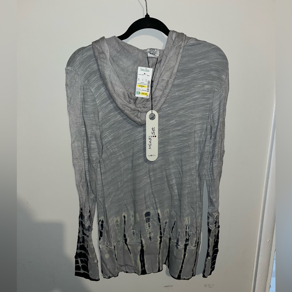 NWT Mind Set by XCVI breathable sweatshirt Womens size medium
